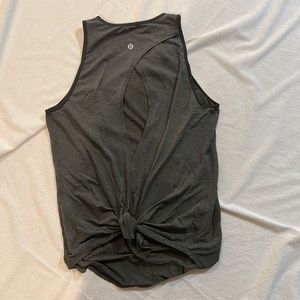 Lululemon Athletica Green Tie Back Tanktop | Size 4